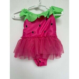 Penelope Mack Watermelon Swimsuit Tutu Toddler Girls 18M